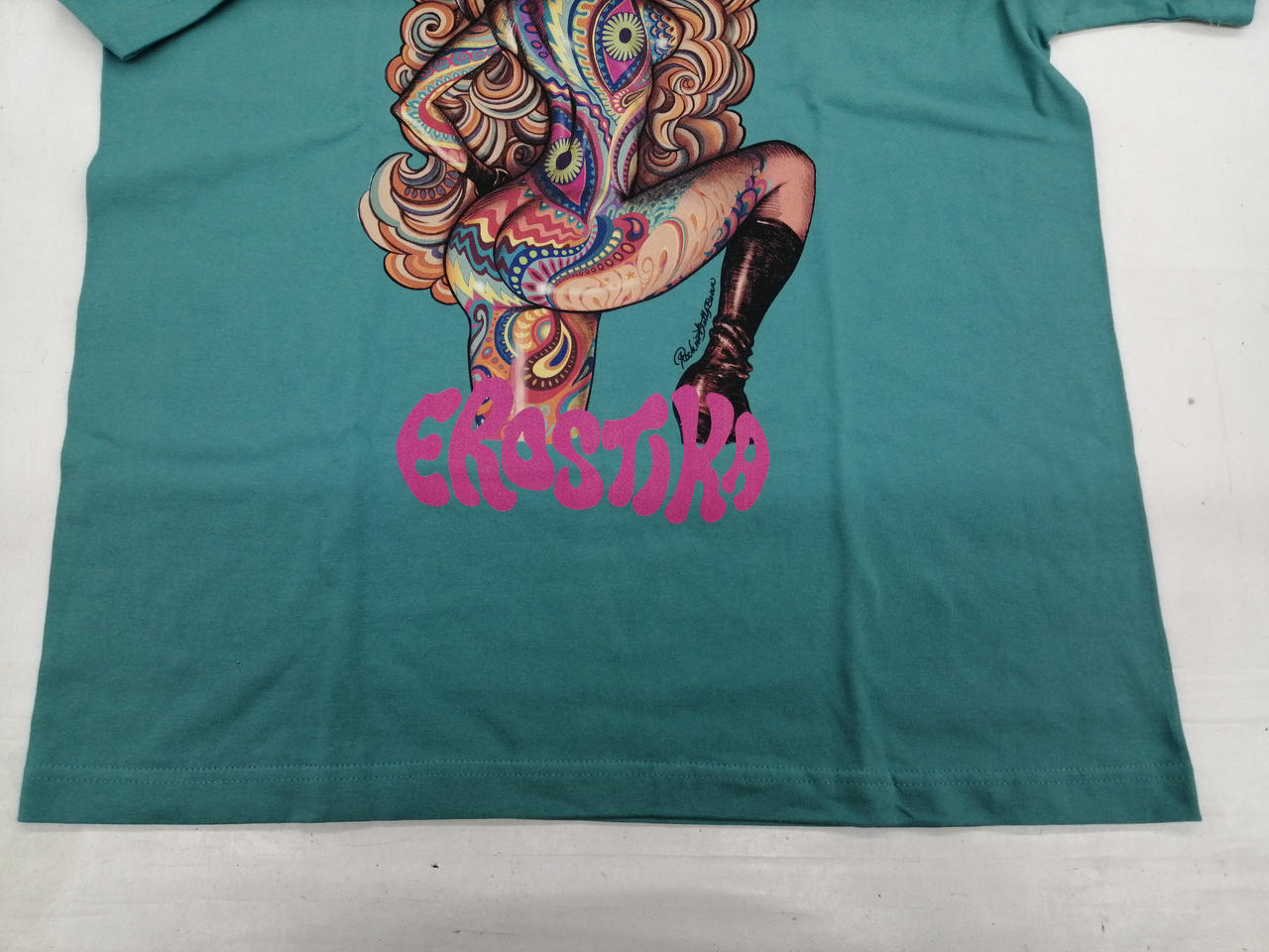 ロッキンジェリービーン EROSTY TOP EROSTY POP ロッキンジェリービーンTシャツ／Мサイズ／オリーブ
