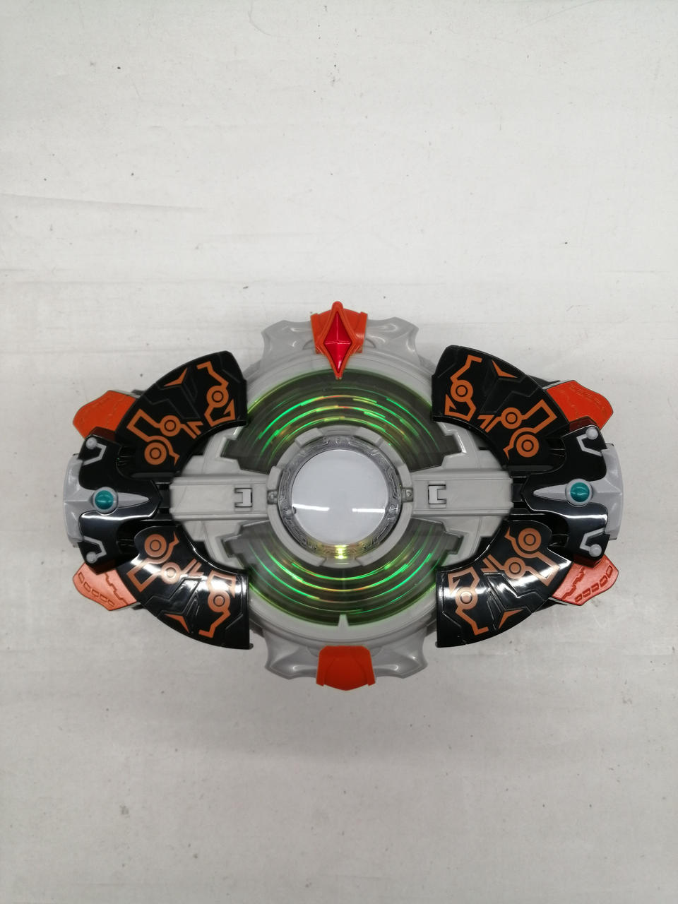 写真のように発光しました