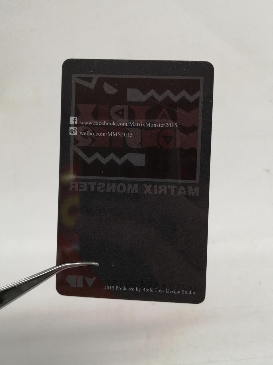 カードに傷が見られます