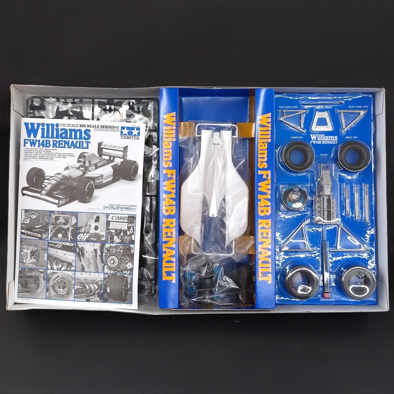 タミヤ1/12ビッグスケールシリーズ ウイリアムズFW14Bルノー　プラモデル Amazon | タミヤ 1/12 ビッグスケールシリーズ No.29