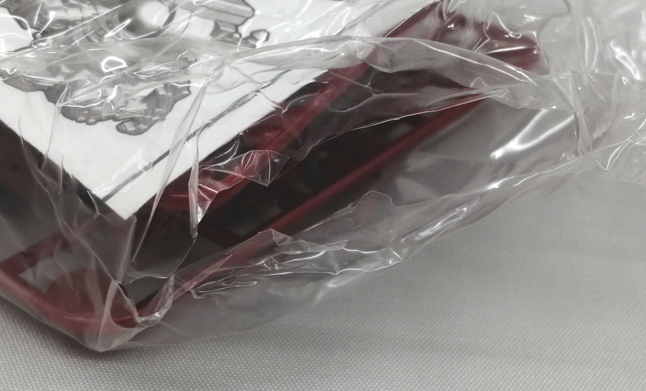 ラムネ取り出しの為袋の角開封