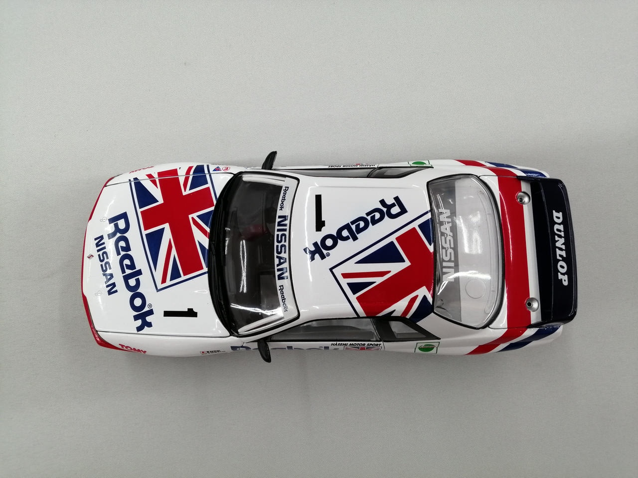 トミカエブロ　1/24  リーボック　スカイライン　R32 ミニカーショップ ケンボックス エブロ 日産REEBOKスカイライン