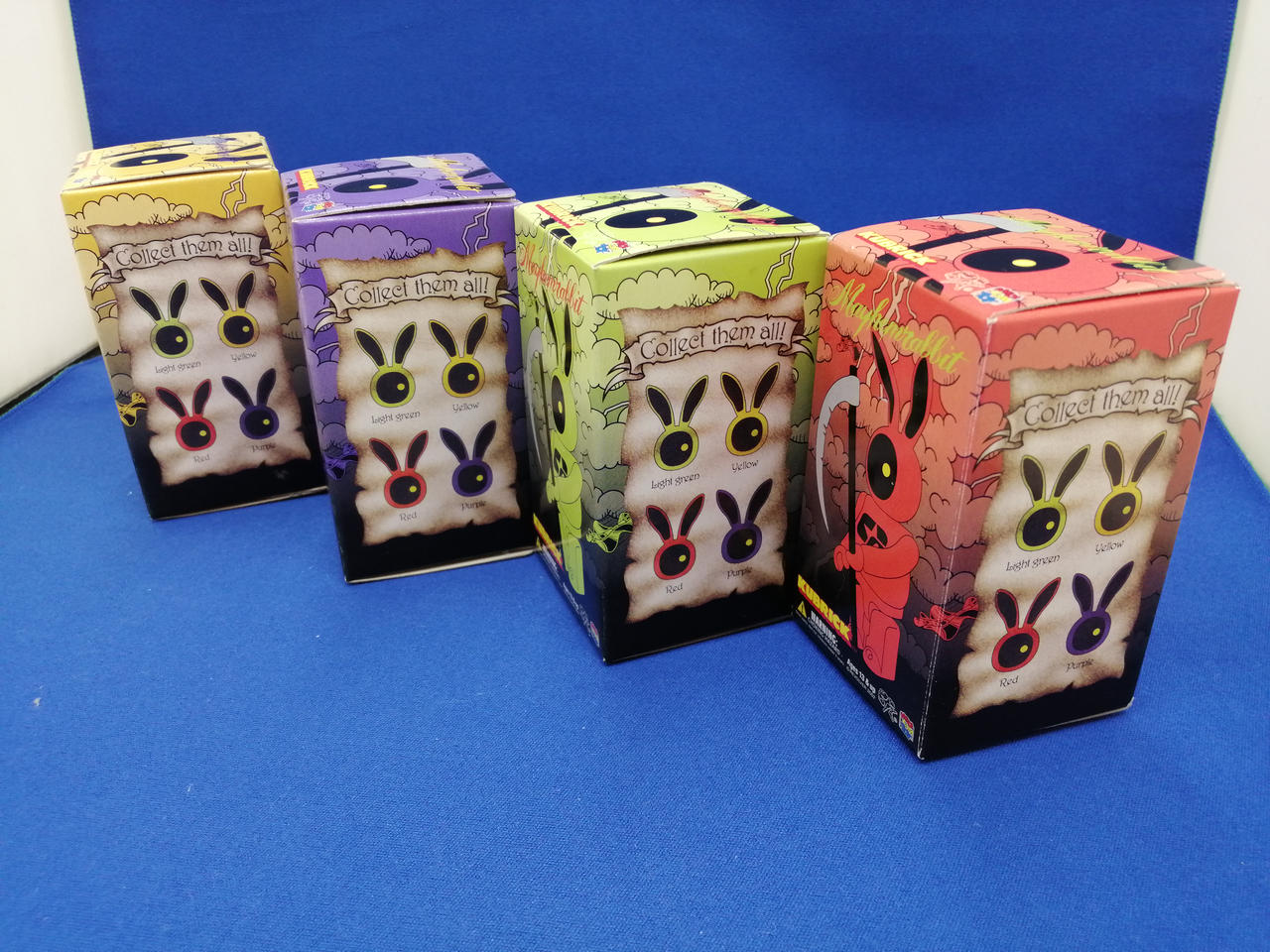 MEDICOM TOY - REVOLVER x MEDICOMTOY メイヘムラビット KUBRICK Medicom Toy Kubrick Revolver Mayhem Rabbit 4 Piece Set IId41