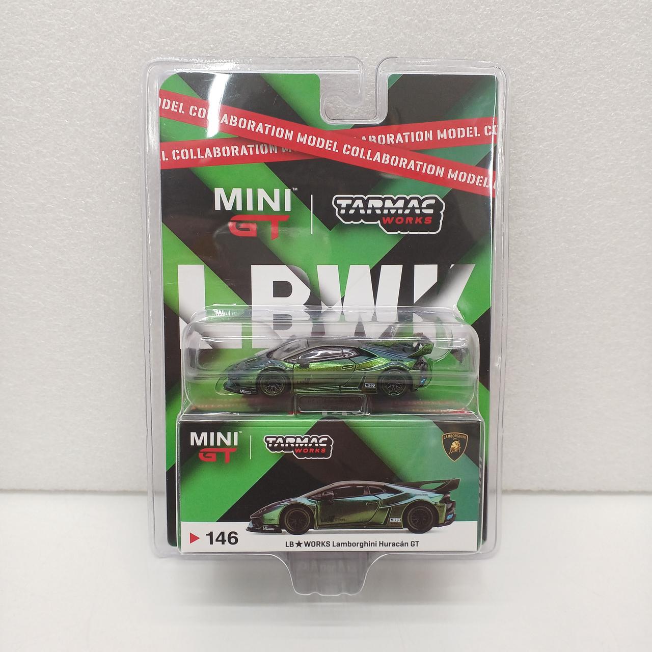 miniGT No.146のランボルギーニ　ウラカン Amazon | MINIGT 1/64 LBワークス ランボルギーニ ウラカンGT