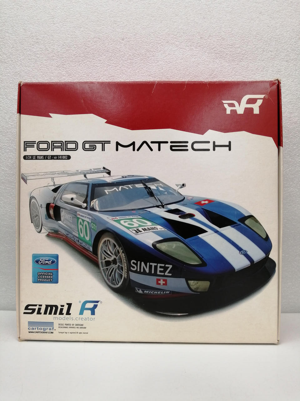 模型/プラモデル SimilR 1/24 FORD GT MATECH Matech Ford GT GT1 LeMans 2010 1/24 scale