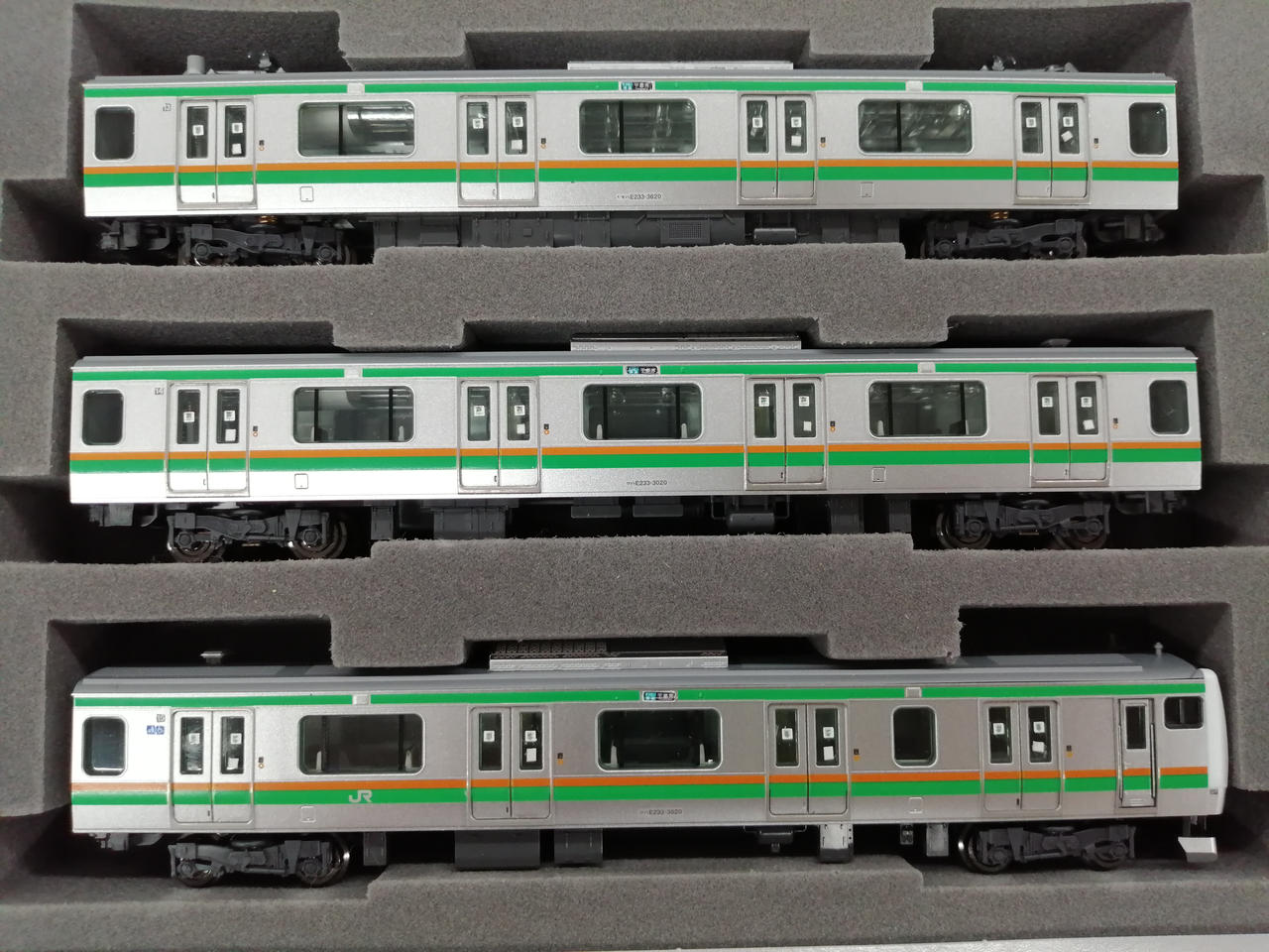 方向幕のシールが貼られています