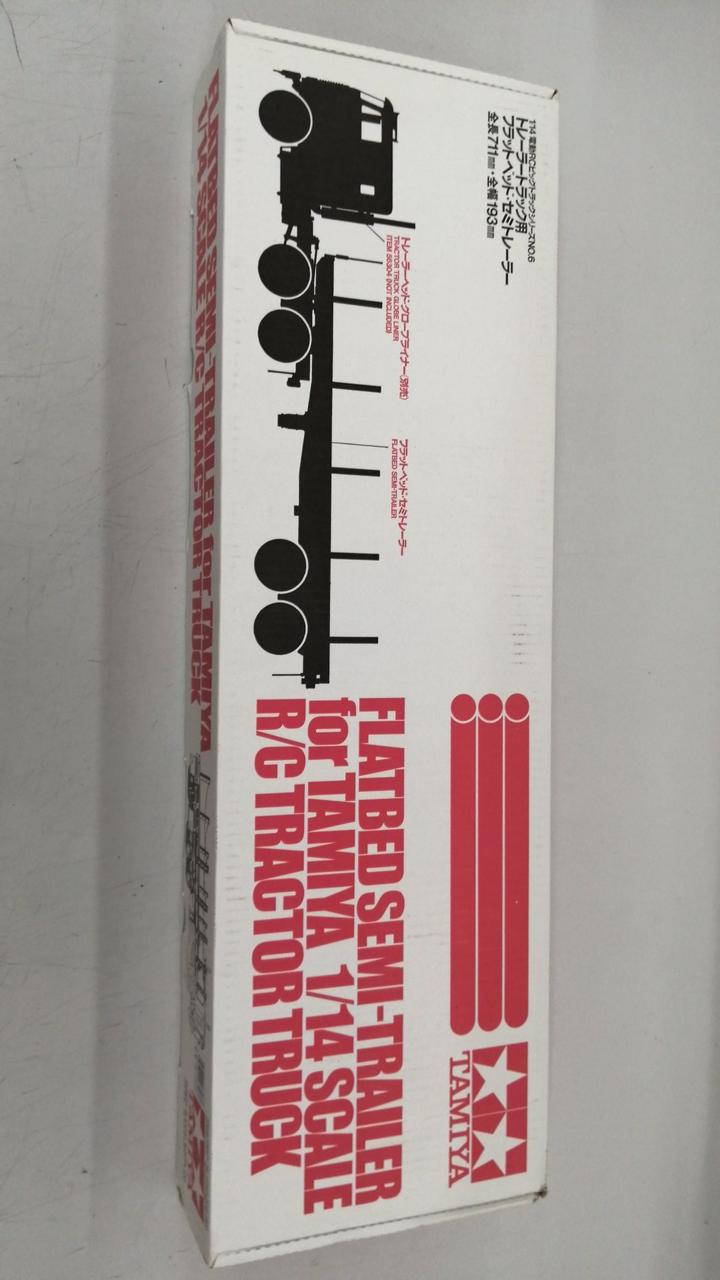 TAMIYA 1/14 RC トレーラー フラットベッド Amazon.co.jp: タミヤ 1/14 電動RCビッグトラックシリーズ No.06