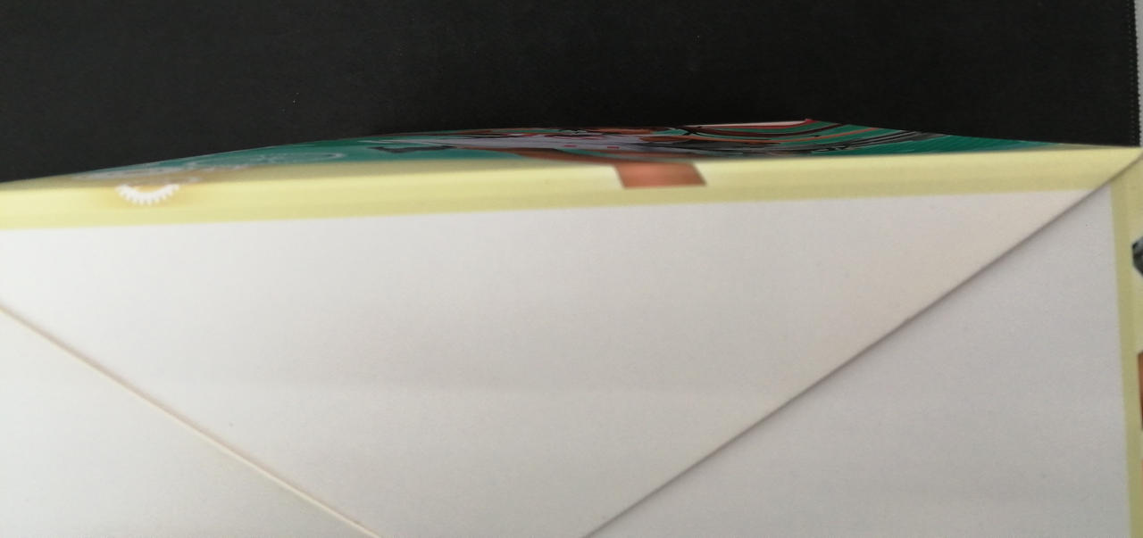 向かって左側面の下から撮った凸凹具合です