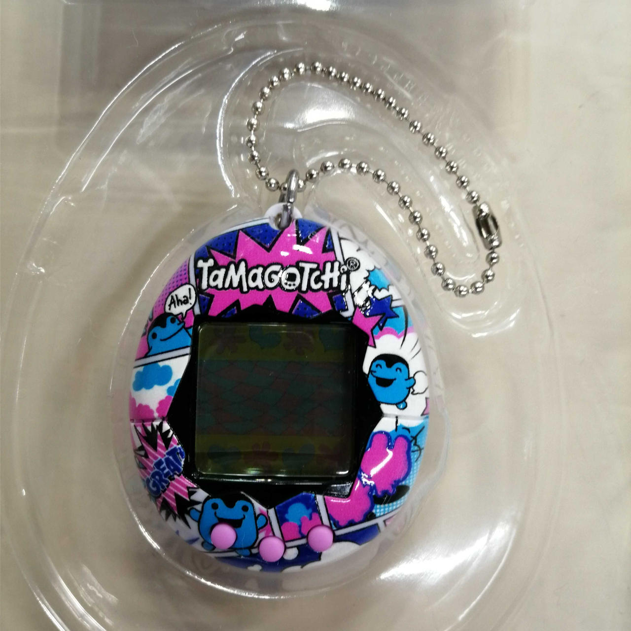 BANDAI - まいこ MDS BtoB |#KITERA ボールペン たまごっち ﾎﾞｰﾙﾍﾟﾝ まめっち 黒