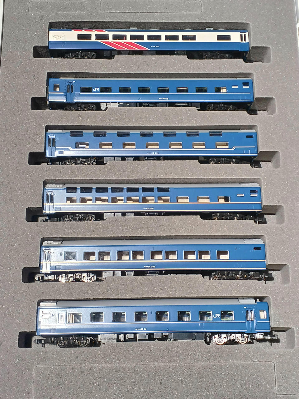 JR 14系15形 特急寝台客車 (あかつき) セット (7両セット) (鉄道