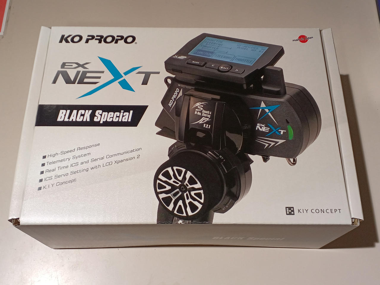 EX-NEXT (標準グリップ) ブラック ＋ MINI-Z EVO2受信機×1 EX-NEXT