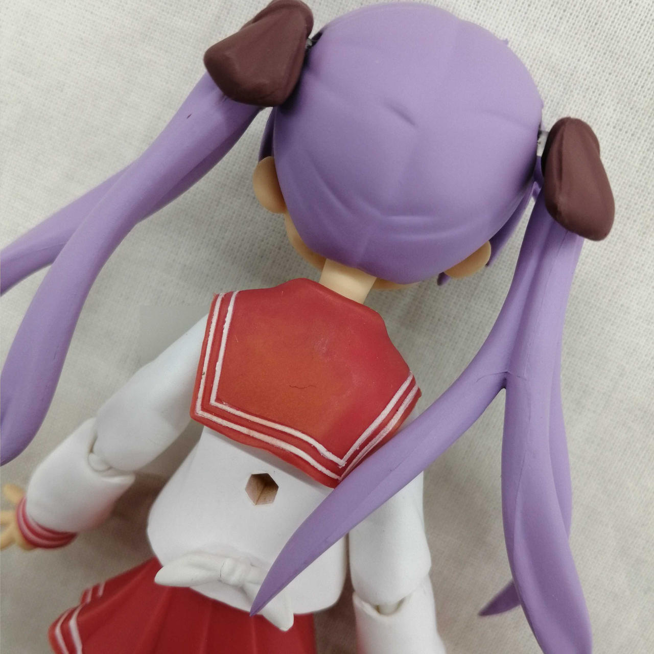 襟後ろ部分：ヤケあり