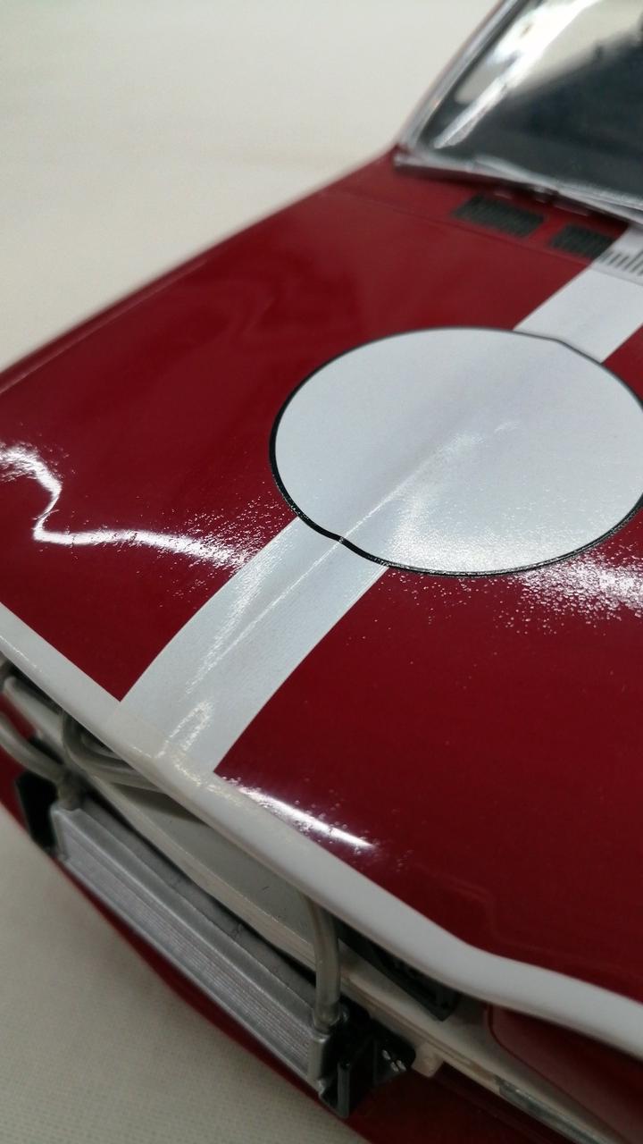 ボンネット塗装浮きあり