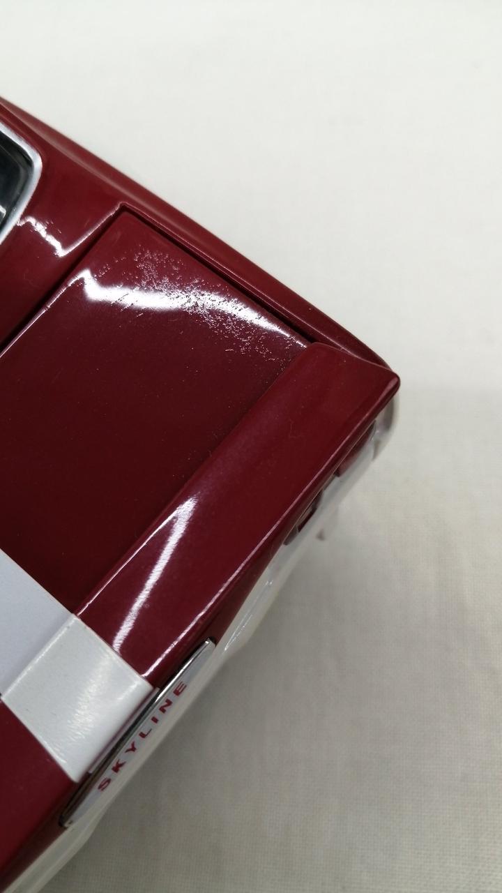 トランク：塗装浮きあり