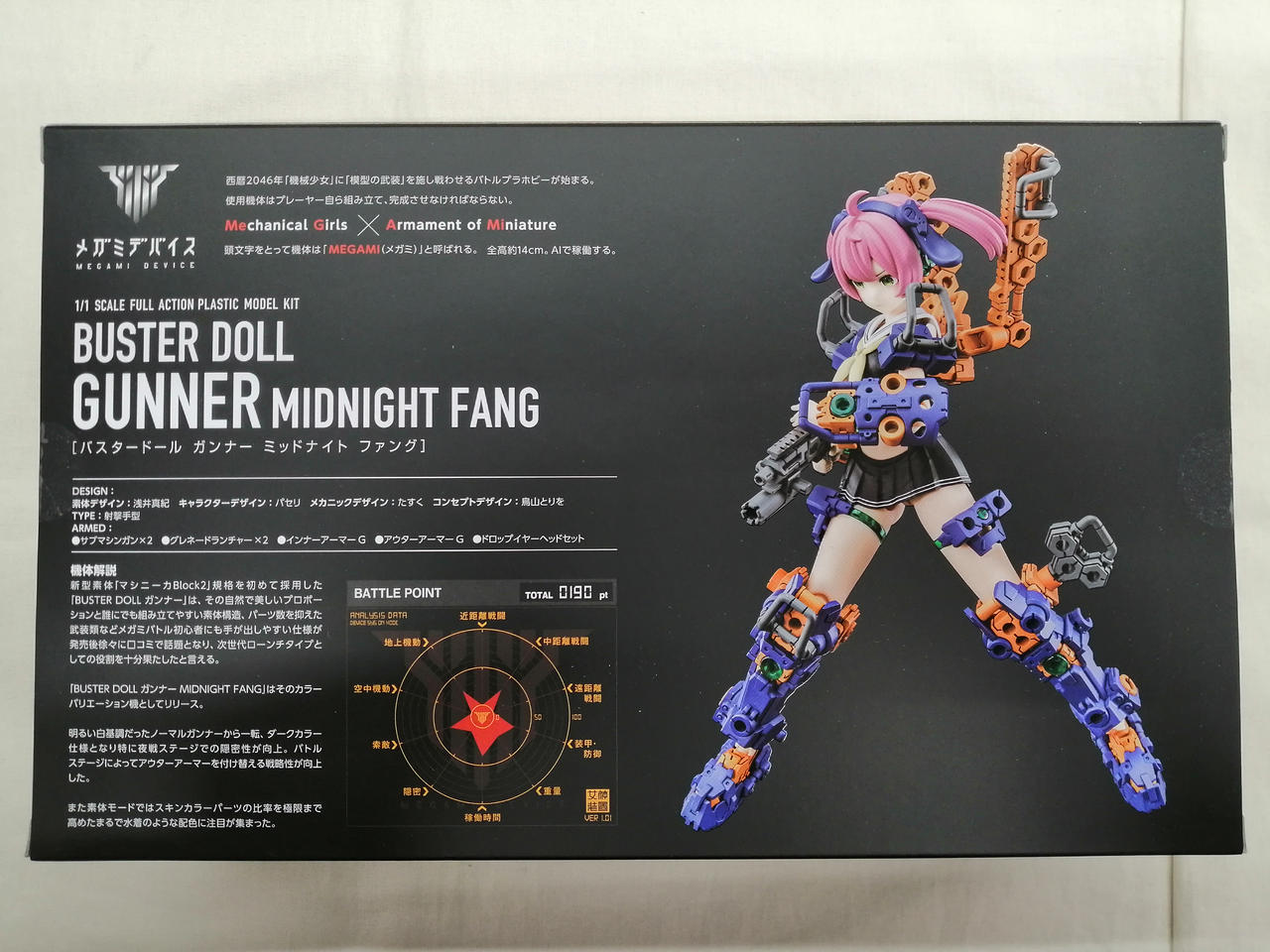 最終価格メガミデバイス バスタードール ガンナー ミッドナイト ファング 未開封 コトブキヤ(KOTOBUKIYA)|バスタードール ガンナー ミッドナイト
