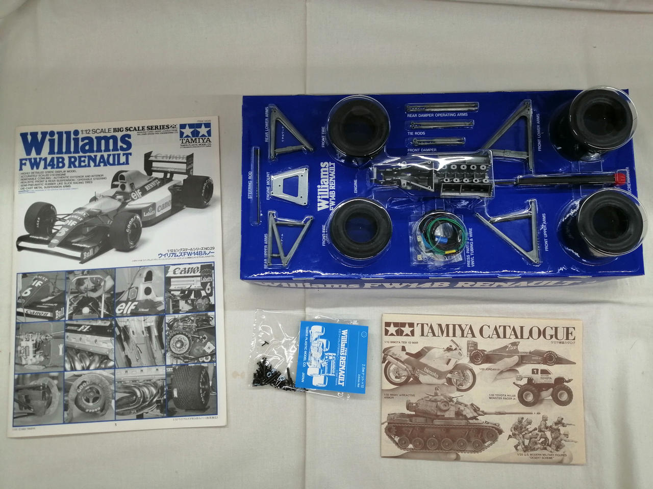 TAMIYA - タミヤ 1/12 ビッグスケール ウイリアムズ FW14B ルノー プラモデル】TAMIYA 1/12 Williams FW14B RENAULT (タミヤ