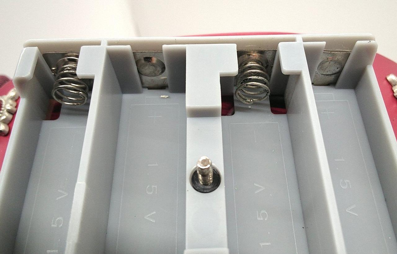 電池ボックス青サビあり