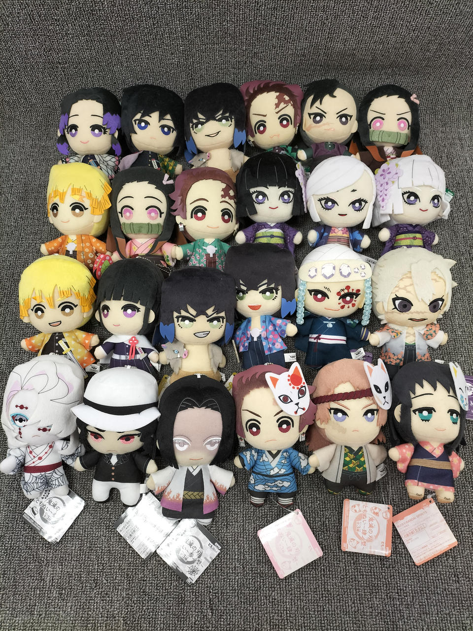 鬼滅の刃 ぬいぐるみセット 鬼滅の刃 chibiぬいぐるみ セット13体と着せ替え｜Yahoo!フリマ