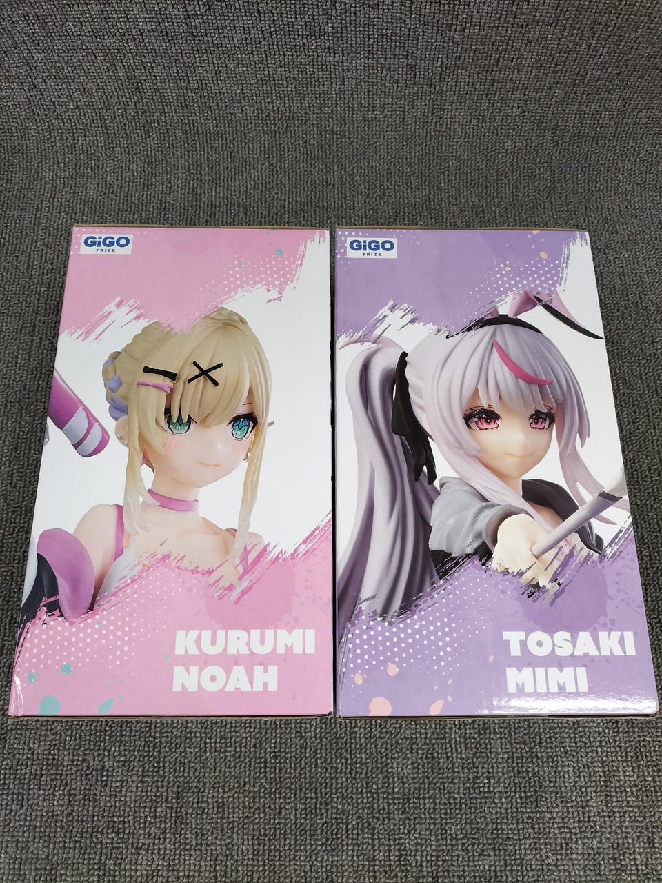 ぶいすぽっ！ GiGO スケールフィギュア 兎咲ミミ 胡桃のあ 2種セット ぶいすぽっ！」とGiGOコラボの限定景品第3弾！「胡桃のあ」と