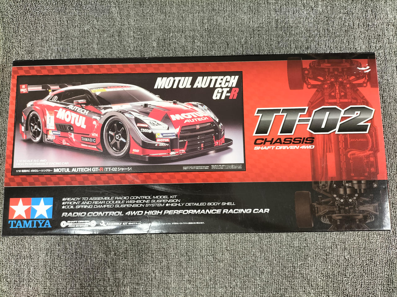 トヨタ  カローラ サンプル ボディ 中古+タミヤ TT-02 シャーシ 新品 トヨタ カローラ サンプル ボディ 中古+タミヤ TT-02 シャーシ