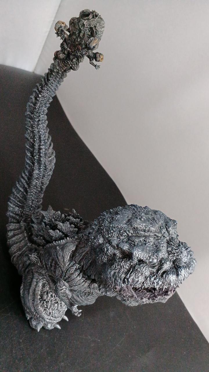 【REFLEM×破壊骨りあ】コラボレーションダメージL/S 存在を消された？S.H.MonsterArts ガルーダとメカゴジラ対応