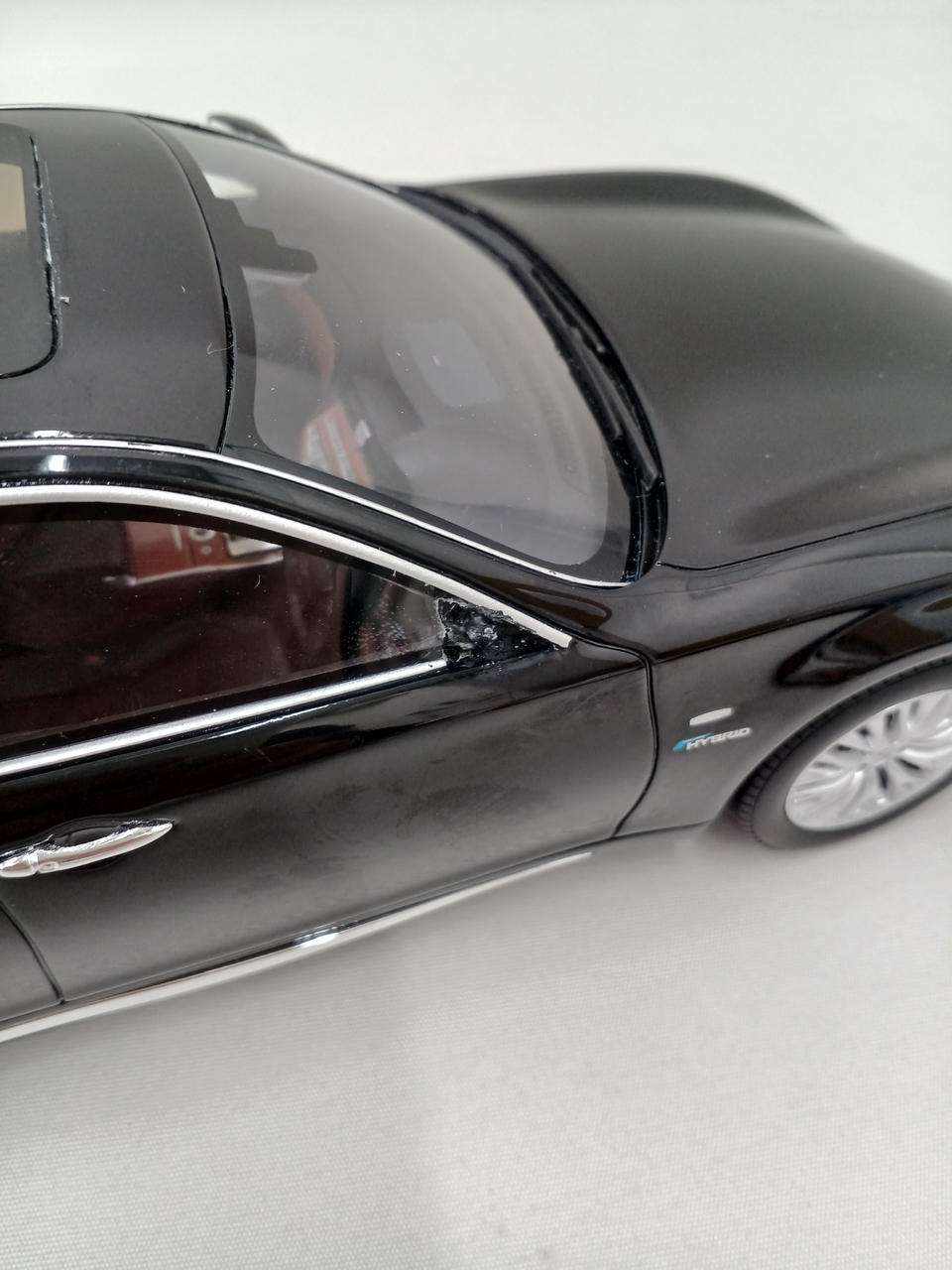 右サイドミラー破損