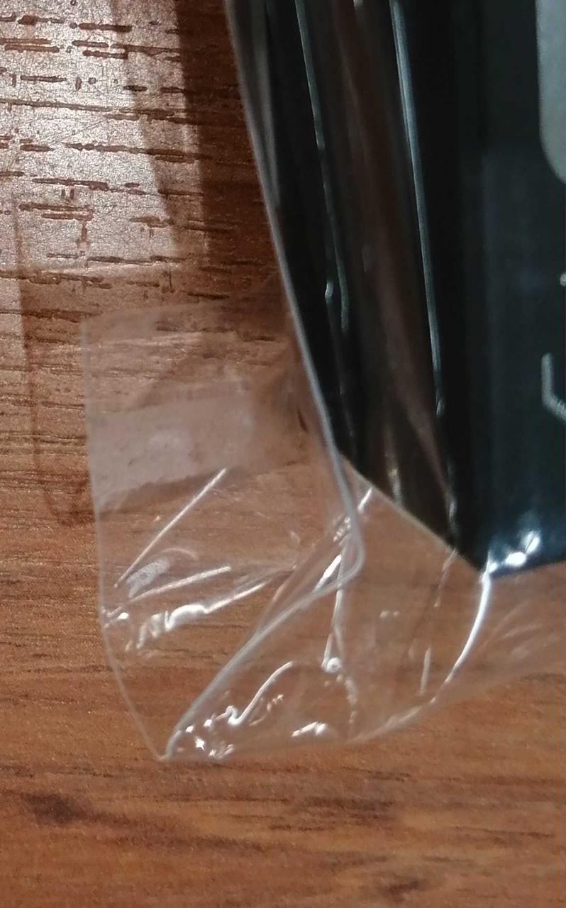 一部フィルムはがれ