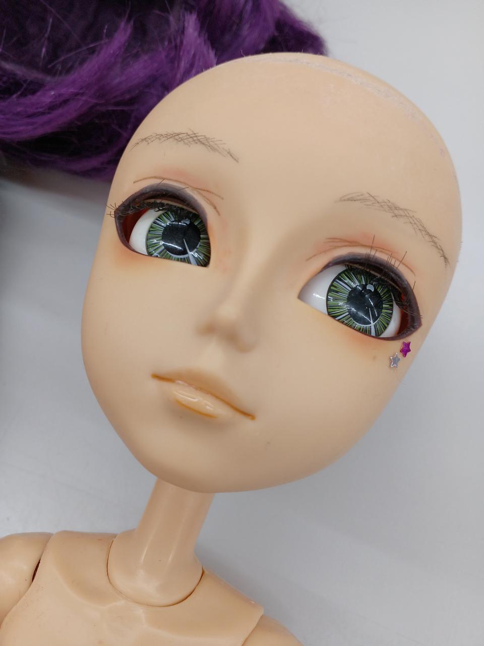 目が閉じなく左右に動くのみ。(動作不良)