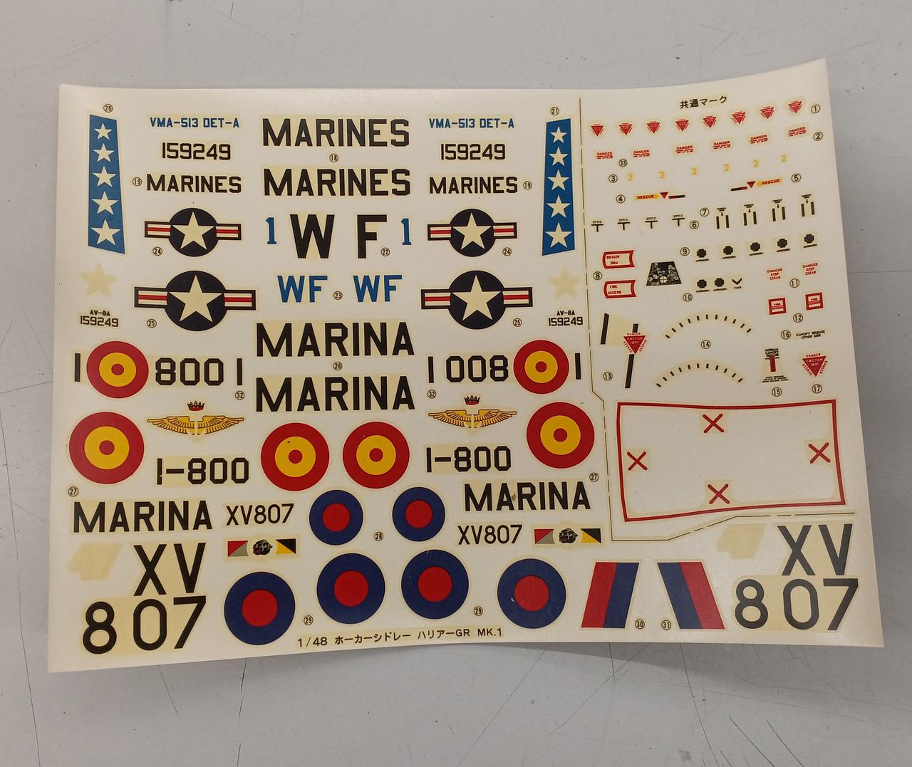 デカール黄ばみあり