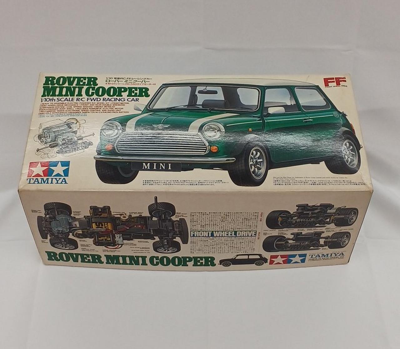 人気車種！恩田原当時物。TAMIYA　ミニクーパー　M-03 箱、説明書つき 人気車種！恩田原当時物。TAMIYA ミニクーパー M-03 箱、説明書