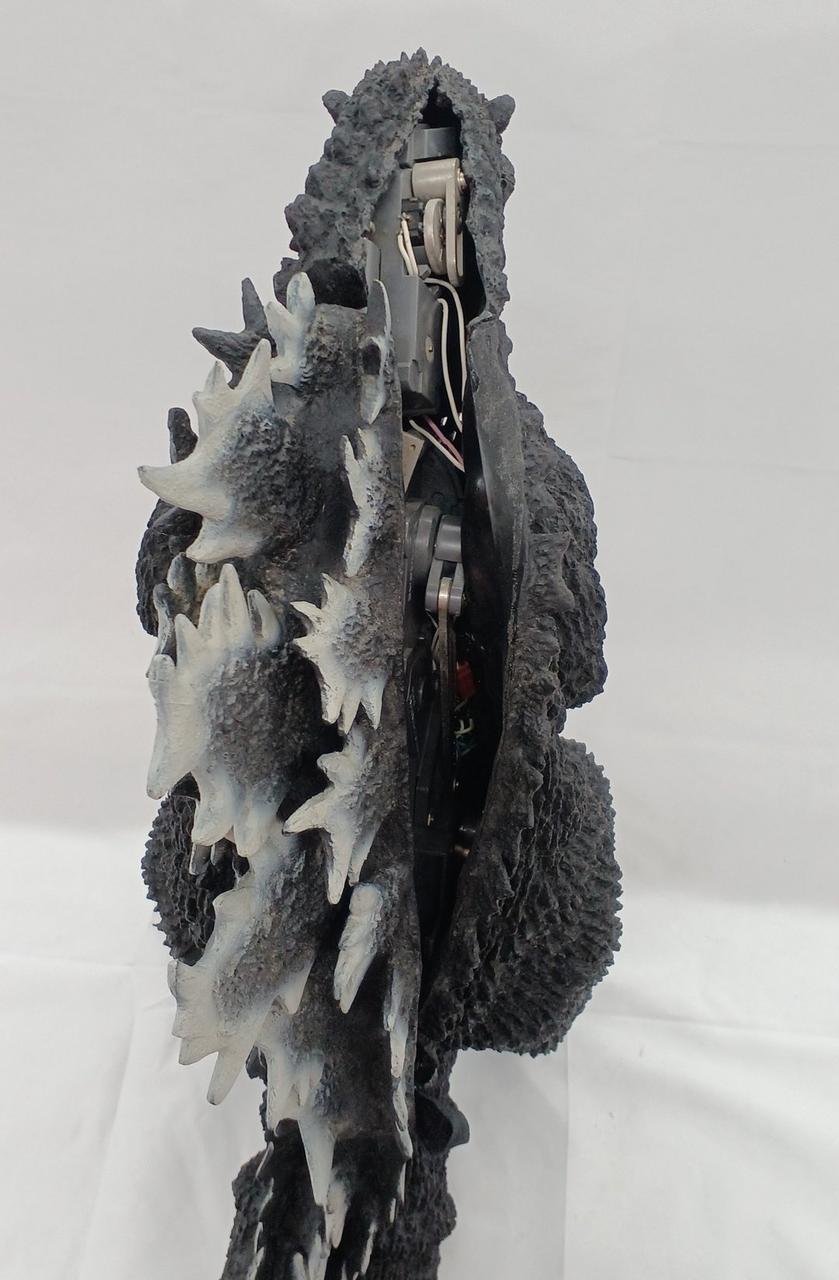 背中が裂けて中身が見えてます。