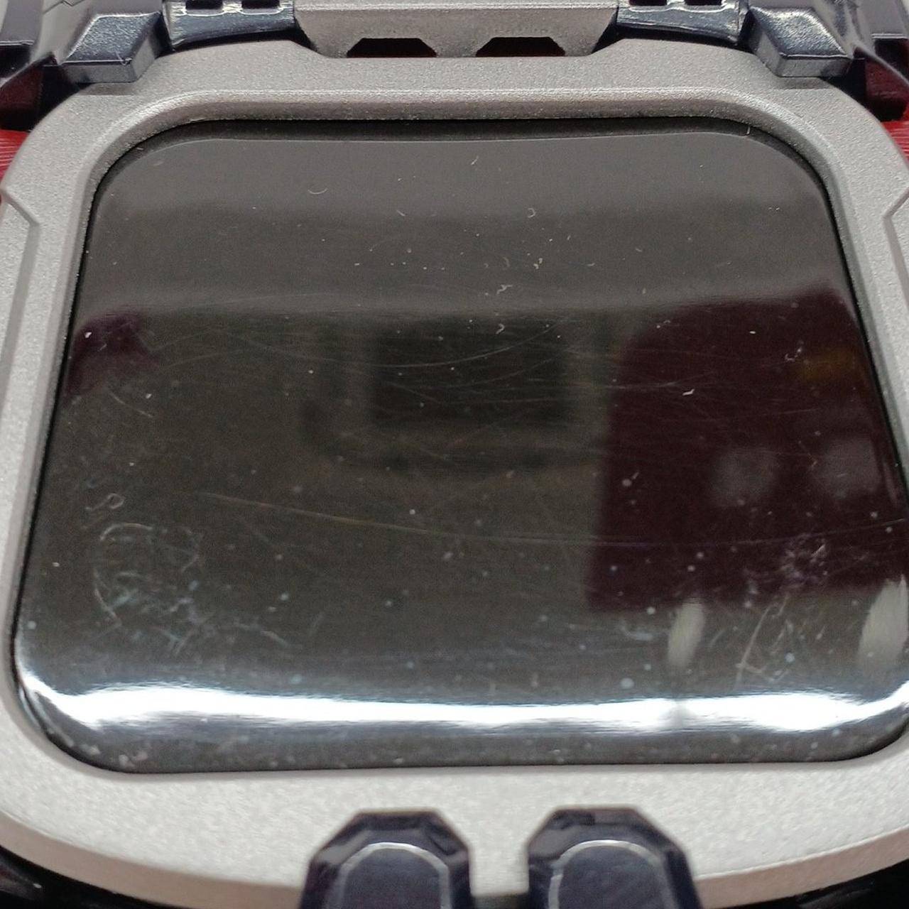 スタンプ面にキズ