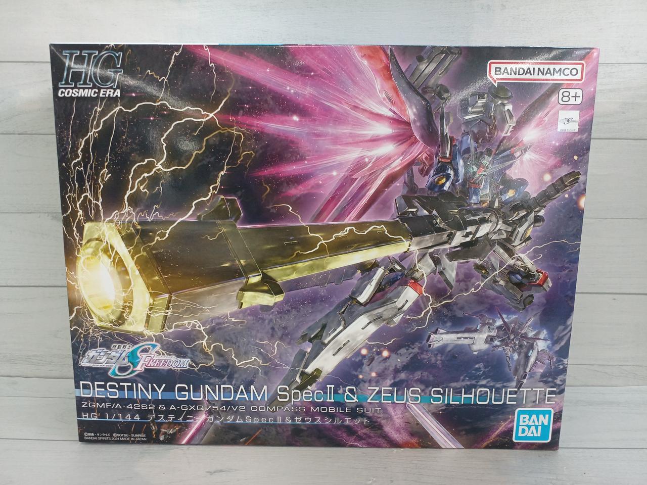 HG　デスティニーガンダムSPECⅡ＆ゼウスシルエット