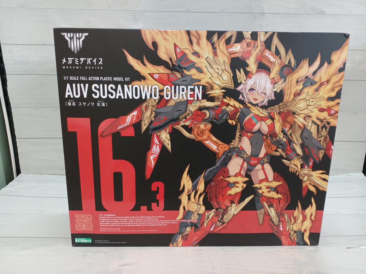 未開封品 コトブキヤ メガミデバイス　皇巫 スサノヲ 紅蓮 皇巫 スサノヲ 紅蓮: プラモデル｜コトブキヤオンラインショップ