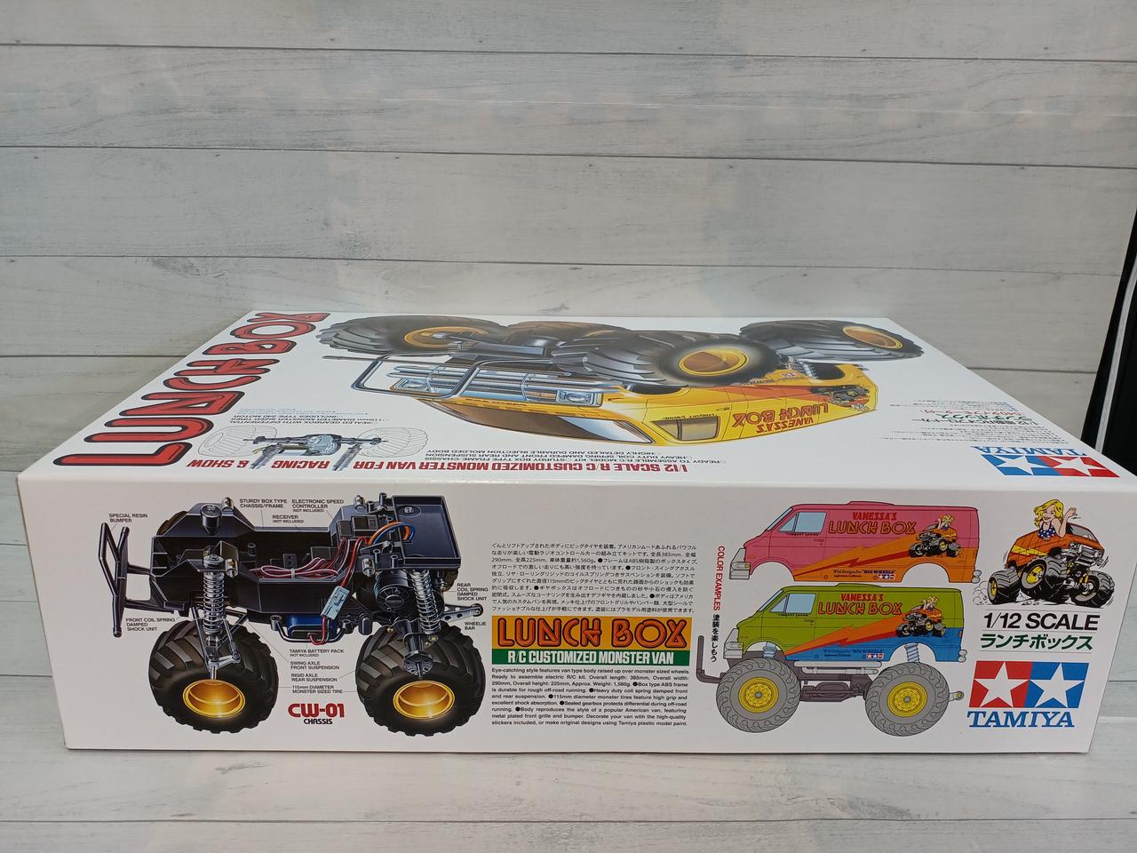 タミヤ　ランチボックス 1/12 電動RC組立キット オフロードカー ランチボックス ブラック