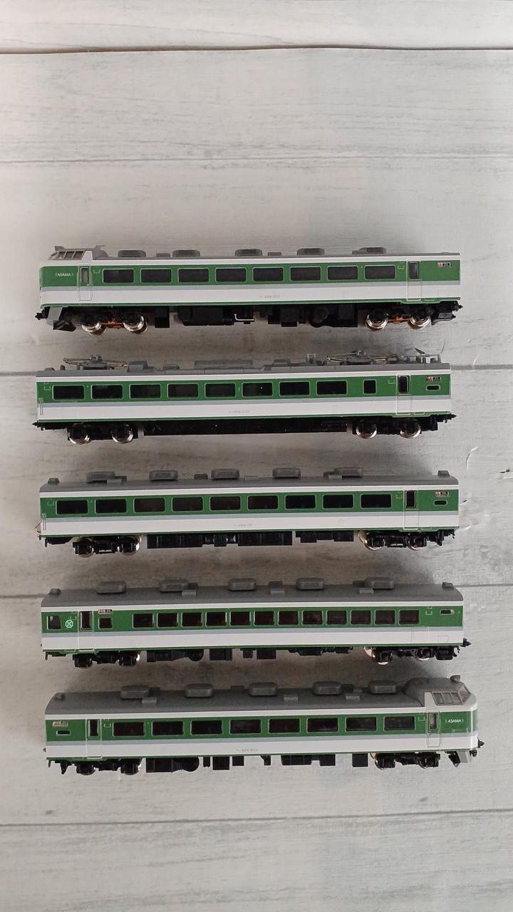TOMIX 92064 JR489系 あさま ライト加工品 基本+増結 JR 489系特急電車(あさま)増結セット｜製品情報｜製品検索｜鉄道