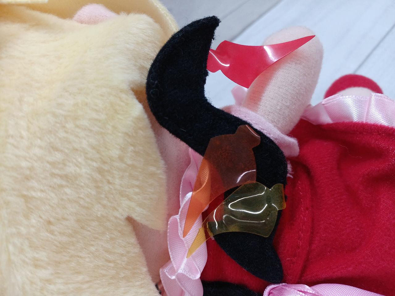 ビニール部折れ、汚れあり