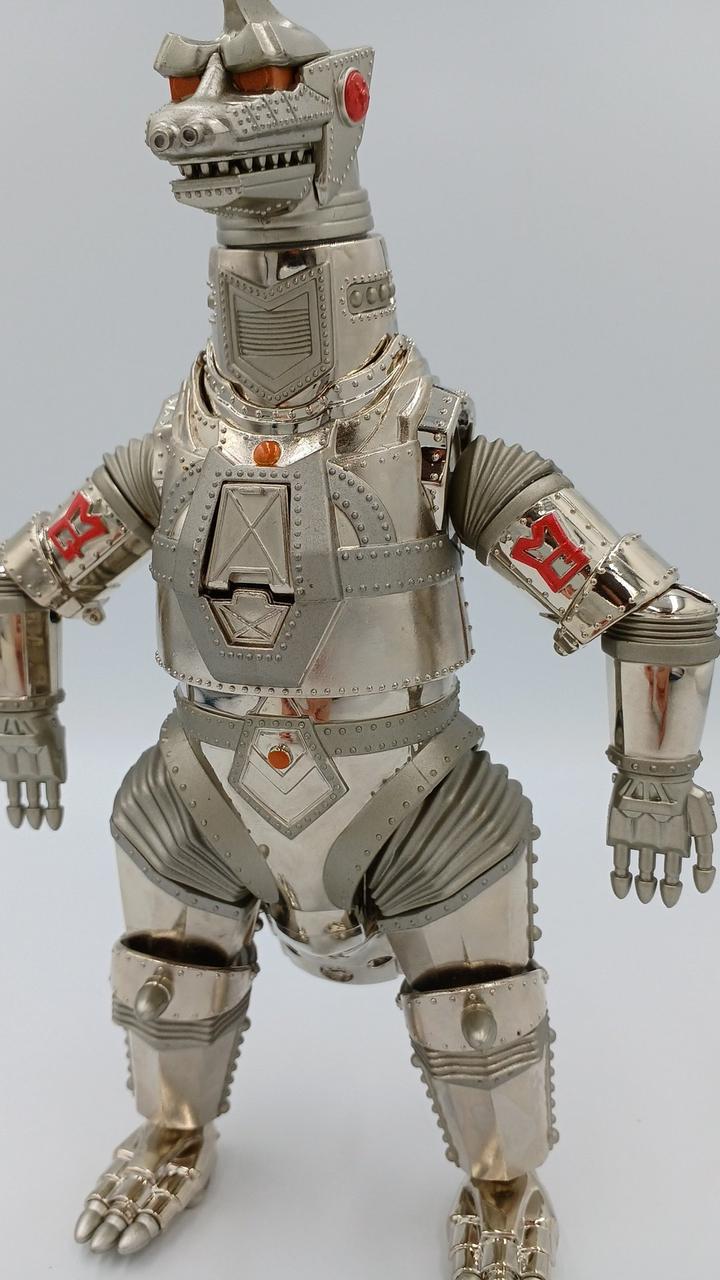 【絶版・完品】 バンダイ超合金 GD-56M メカゴジラ1974 メッキ.ver メカゴジラ1974（メッキバージョン）とメカゴジラ1975 超合金