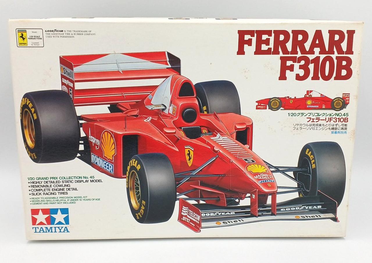 タミヤFERRARI F310B 1/10電動RCフォーミュラー1レーシングカー Tamiya Ferrari F310B 1/10 Electric Rc Formula 1 With Radio