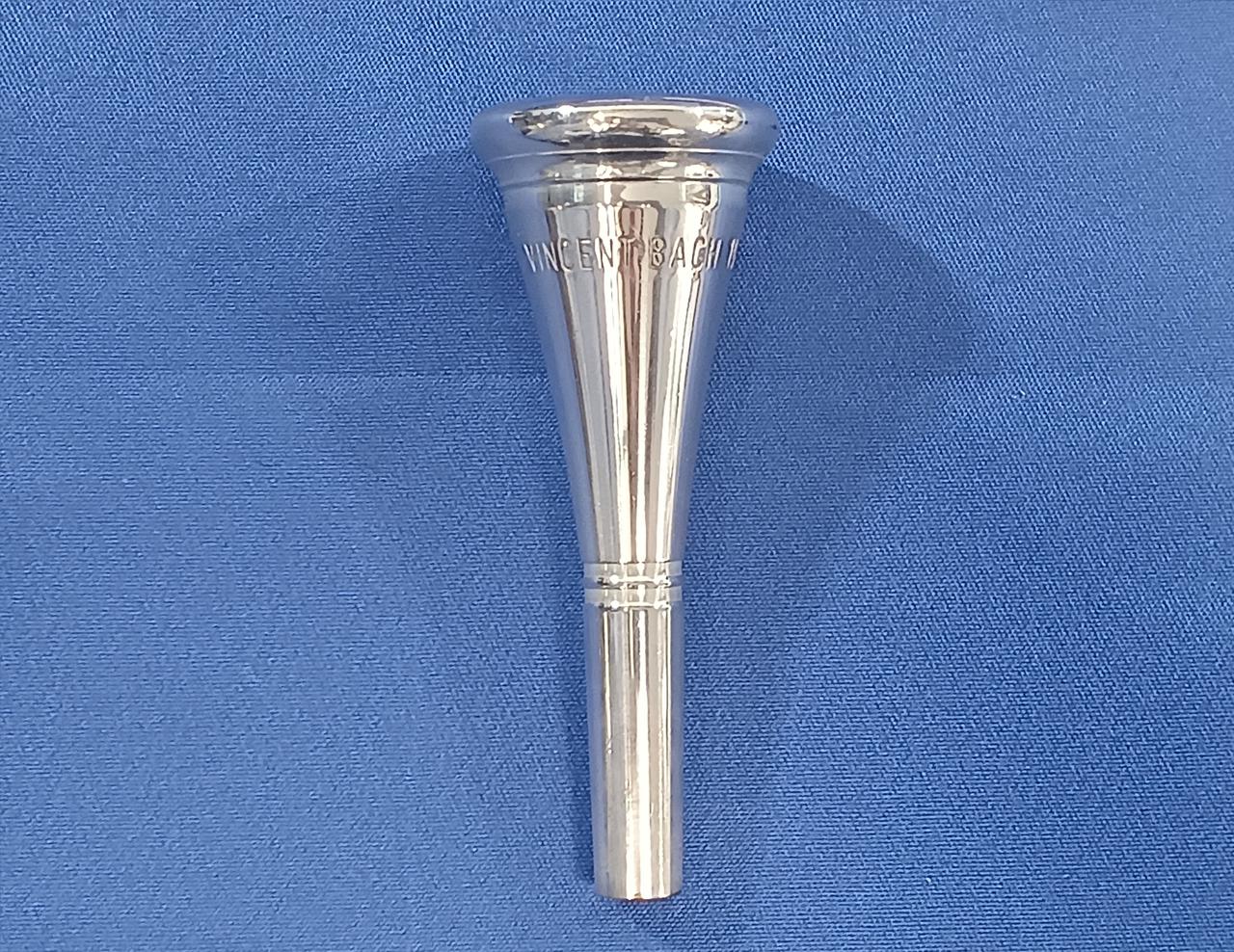 VINCENT BACH French Horn Mouthpiece Cushion Rim Silver Japan Used 10 Pre-owned
