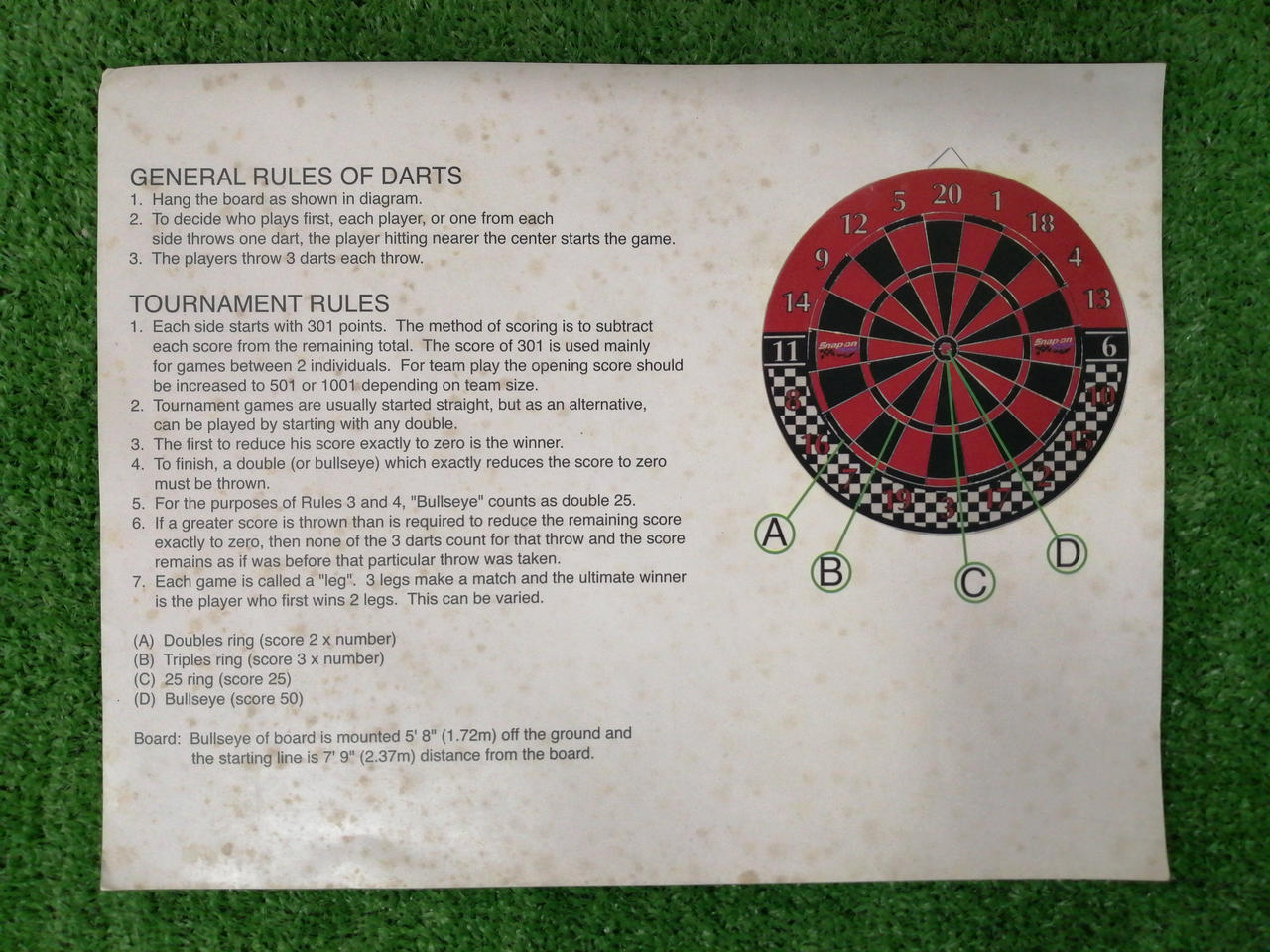 Snap-on ダーツボード スコアボード付き SNAP-ON|ダーツボード|HARDOFFオフモール（オフモ