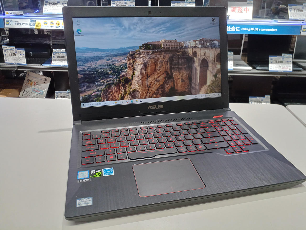 ASUS|ノートPC(WINDOW 10 HOME)|HARDOFFオフモール（オフモ