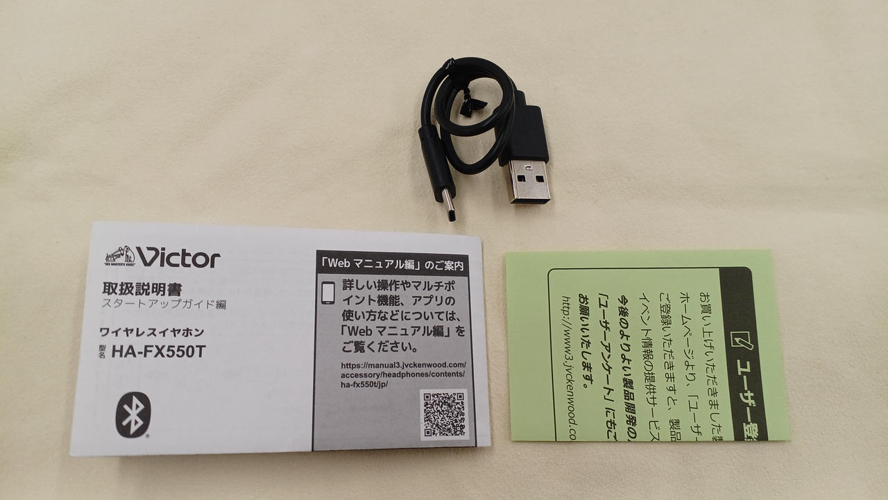 ※イヤーピースは初期装着の物以外欠品です