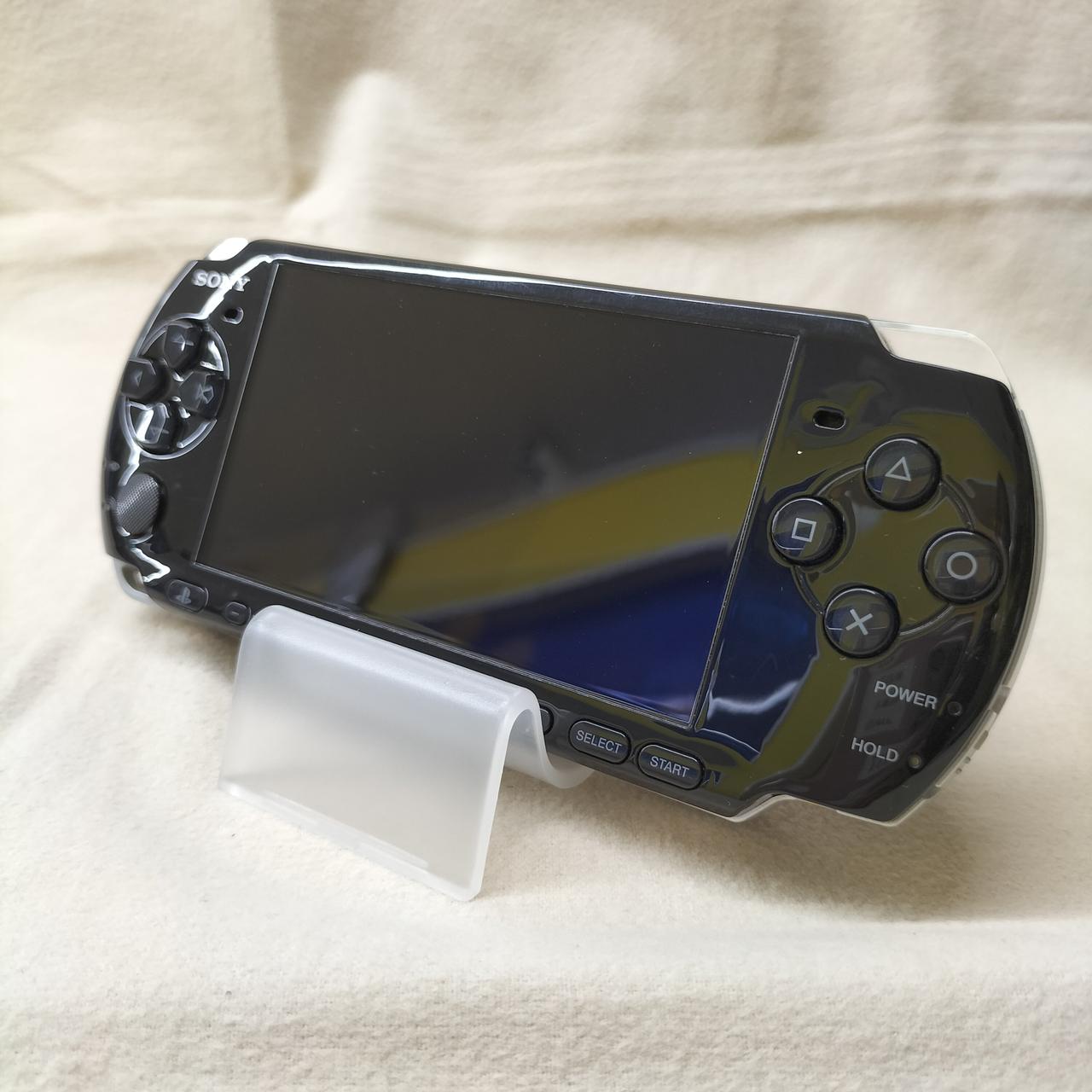 SONY - 良品中古 PSP-3000 ピアノ・ブラック  M666 ムスビー｜安心保証付 新品未使用 PSP-3000 ピアノ・ブラック