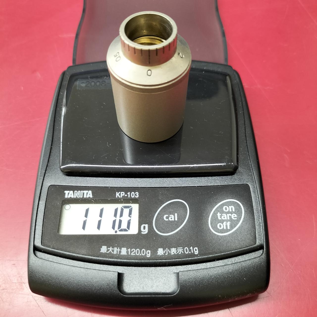 重量：実測111g