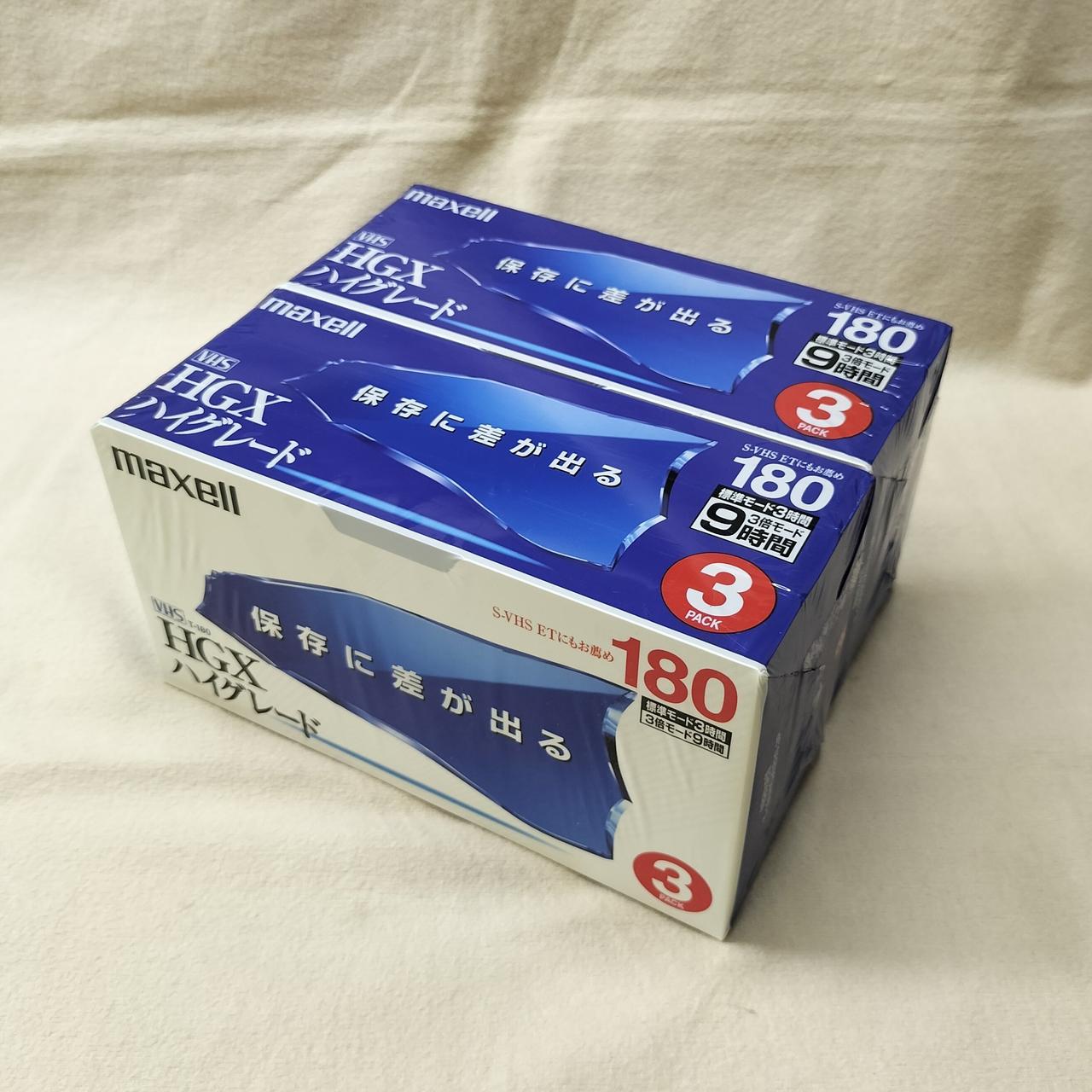MAXELL|VHSカセットテープ 3巻セット2パック|HARDOFFオフモール
