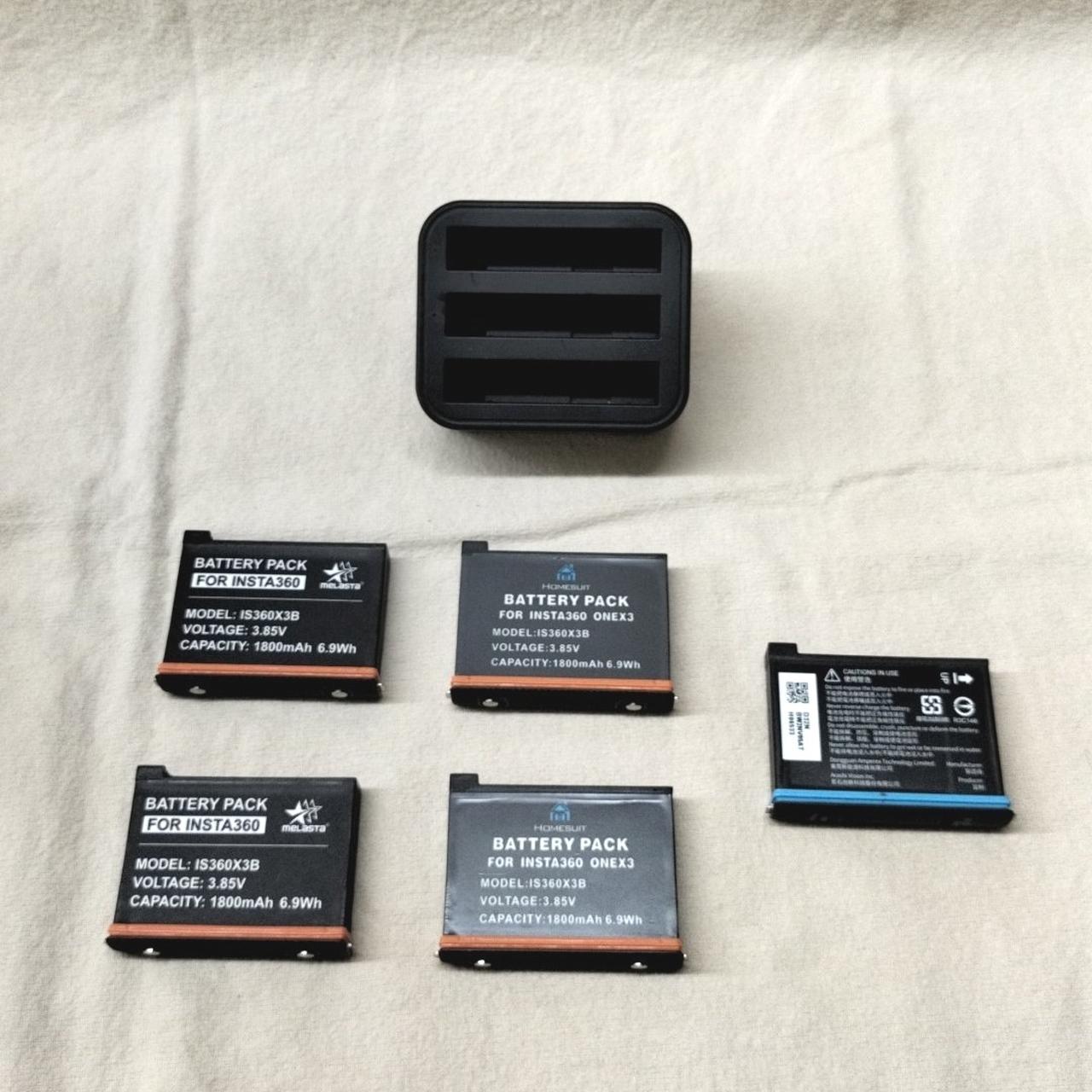 バッテリー×5・充電器（社外品）