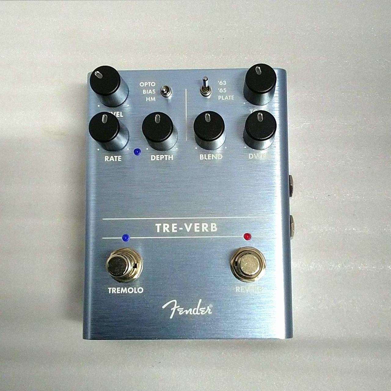 □【箱・取説付】FENDERTRE-VERB PEDAL エフェクター