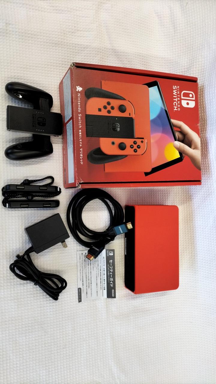 Nintendo Switch マリオレッド 本体 付属品全てあり Nintendo Switch 本体 付属品完備 マリオレッド Nintendo Switch