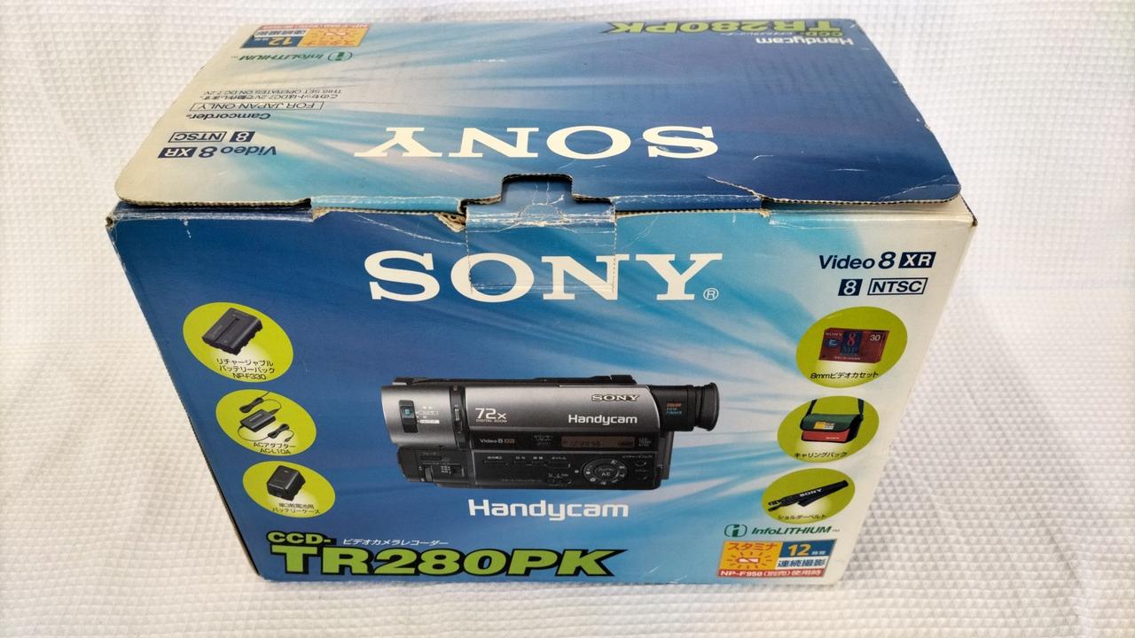 【Video8のみ動作良好】SONY Video8 8ミリ WV-F1 Video8のみ動作良好】SONY Video8 8ミリ WV-F1 Video8のみ動作良好